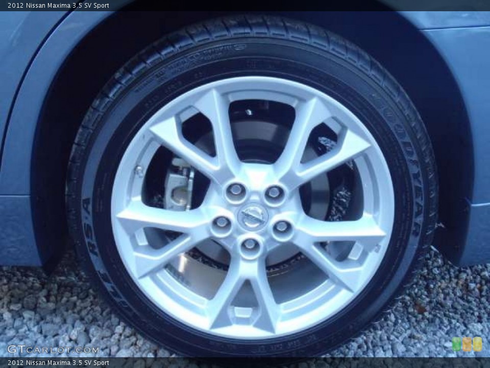 2012 Nissan Maxima 3.5 SV Sport Wheel and Tire Photo #53935957