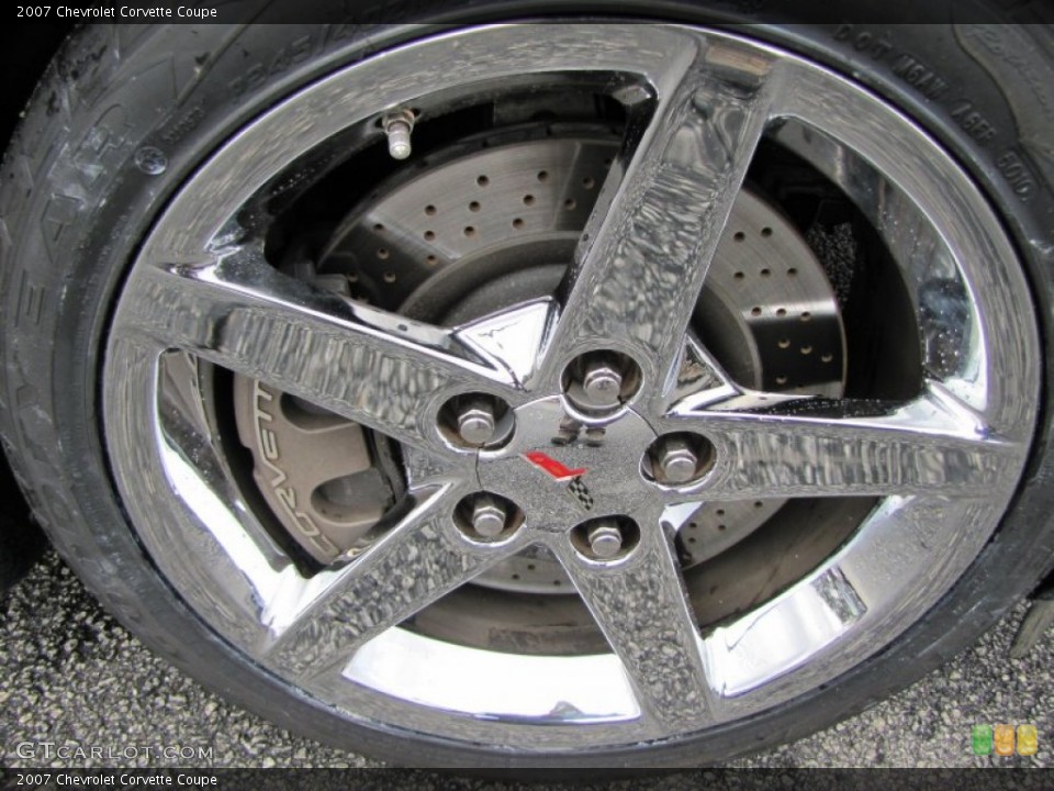 2007 Chevrolet Corvette Coupe Wheel and Tire Photo #53939902
