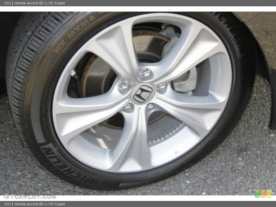 2011 Honda Accord EX-L V6 Coupe Wheel and Tire Photo #53942687