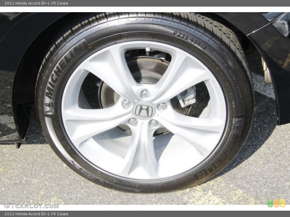 2011 Honda Accord EX-L V6 Coupe Wheel and Tire Photo #53942702