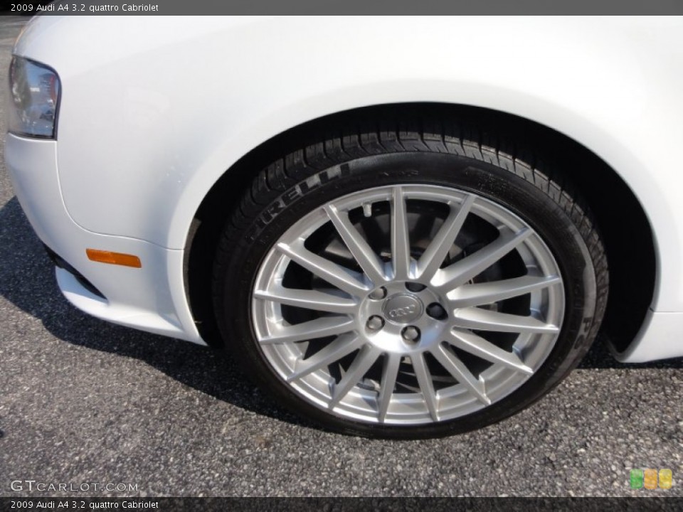2009 Audi A4 3.2 quattro Cabriolet Wheel and Tire Photo #53945522