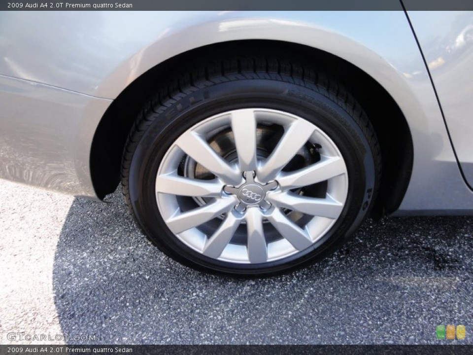 2009 Audi A4 2.0T Premium quattro Sedan Wheel and Tire Photo #53945896