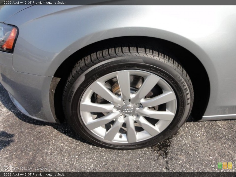 2009 Audi A4 2.0T Premium quattro Sedan Wheel and Tire Photo #53945924