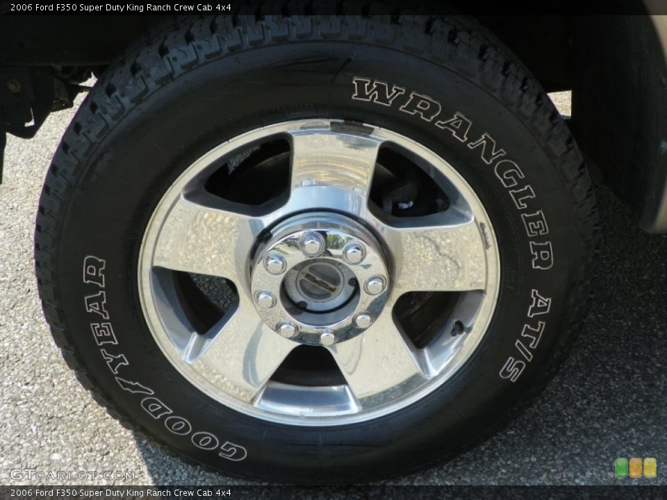 2006 Ford F350 Super Duty King Ranch Crew Cab 4x4 Wheel and Tire Photo #53946746