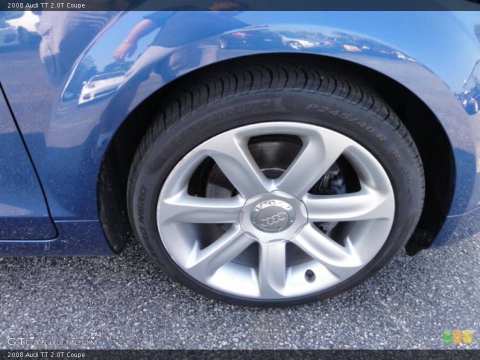 2008 Audi TT 2.0T Coupe Wheel and Tire Photo #53946947