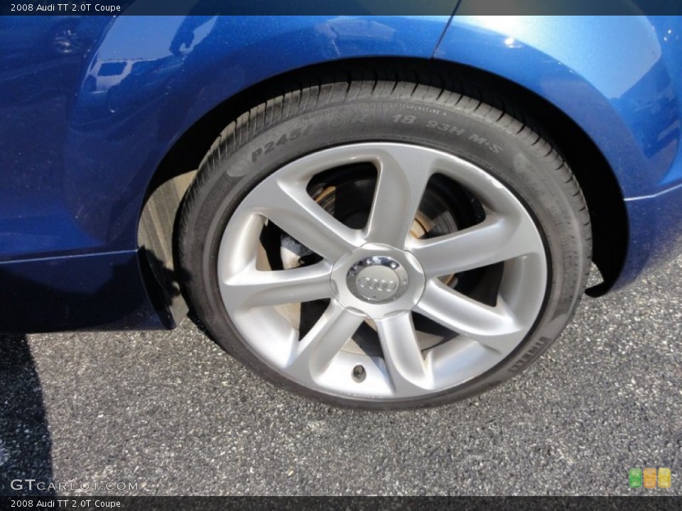 2008 Audi TT 2.0T Coupe Wheel and Tire Photo #53946980