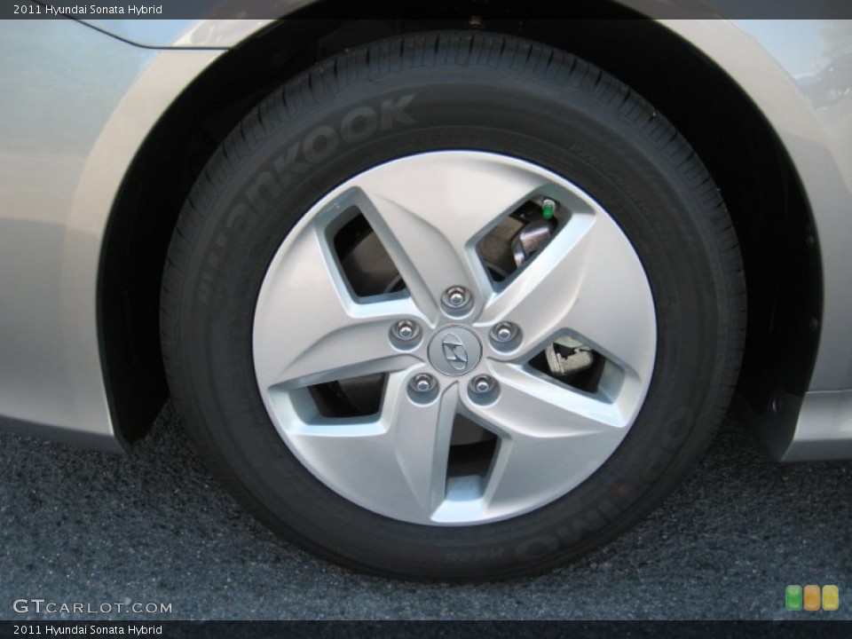 2011 Hyundai Sonata Hybrid Wheel and Tire Photo #53947223