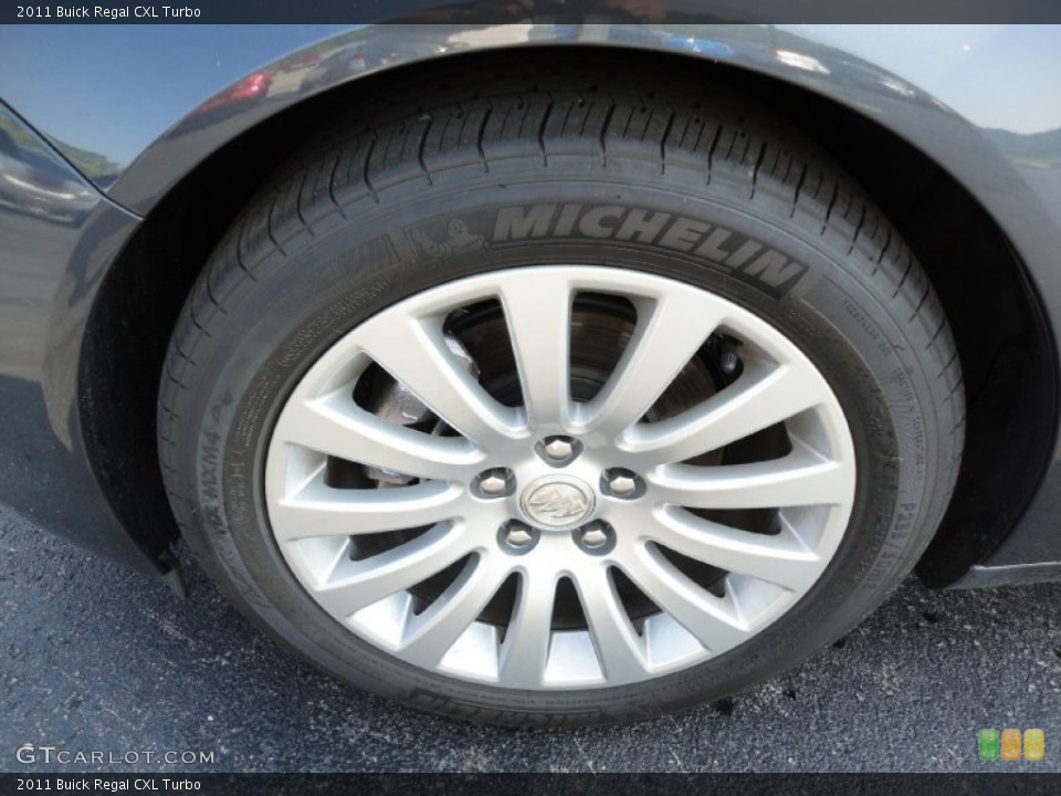 2011 Buick Regal CXL Turbo Wheel and Tire Photo #53948700