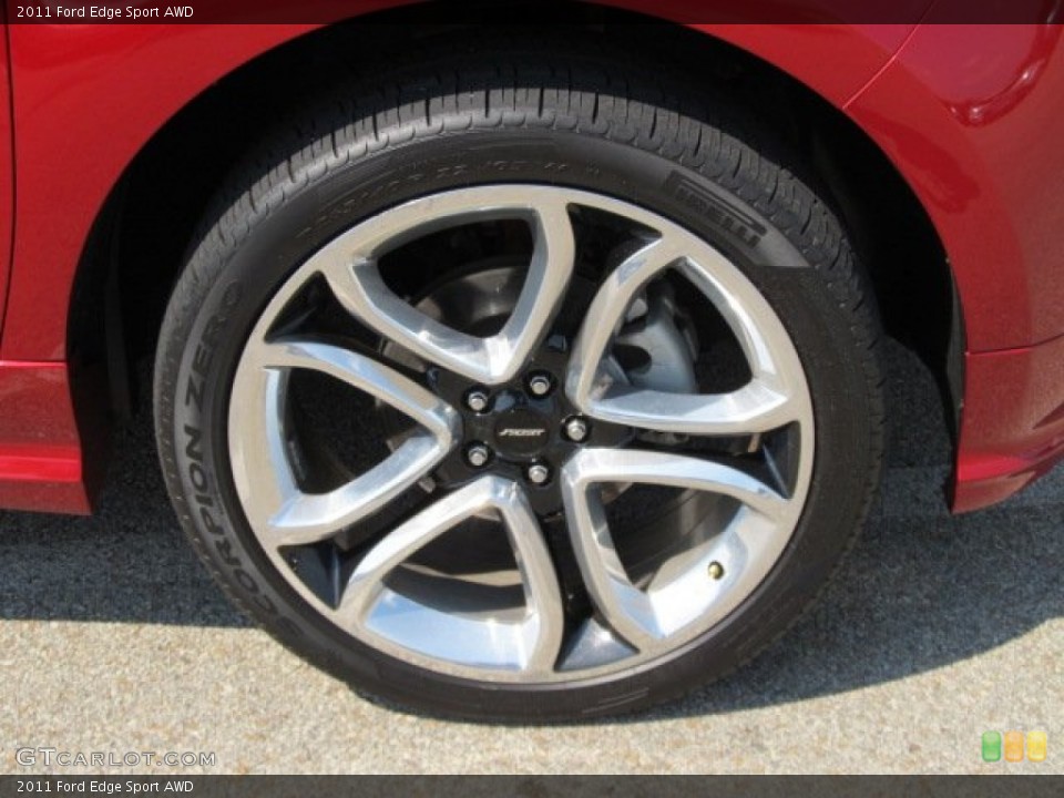 2011 Ford Edge Sport AWD Wheel and Tire Photo #53950313