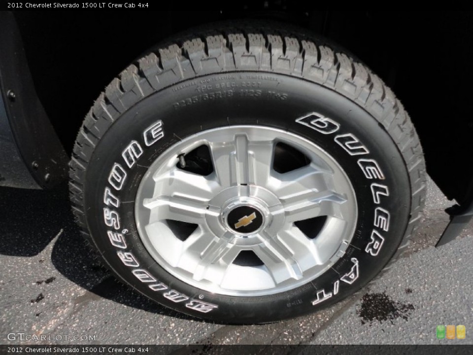 2012 Chevrolet Silverado 1500 LT Crew Cab 4x4 Wheel and Tire Photo #53951420