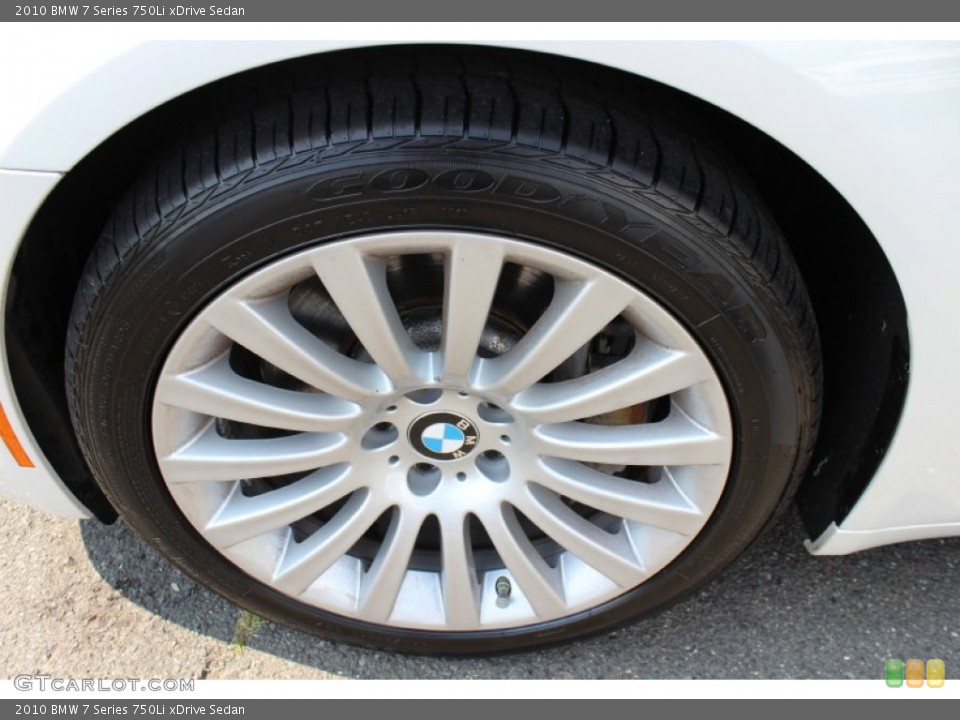 2010 BMW 7 Series 750Li xDrive Sedan Wheel and Tire Photo #53953955
