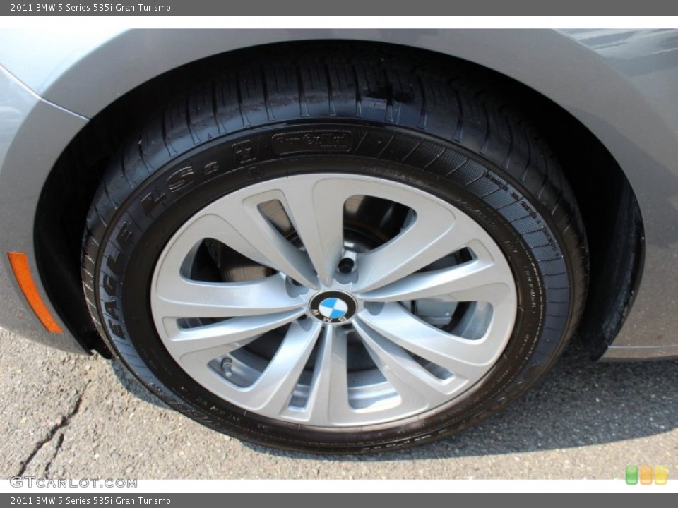 2011 BMW 5 Series 535i Gran Turismo Wheel and Tire Photo #53955158