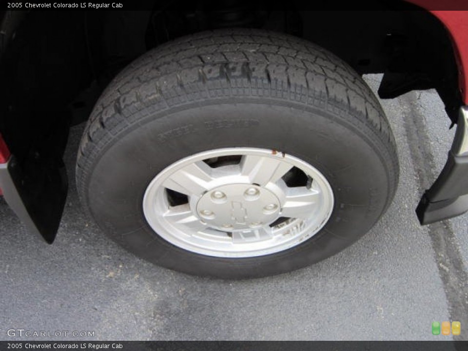 2005 Chevrolet Colorado LS Regular Cab Wheel and Tire Photo #53956322