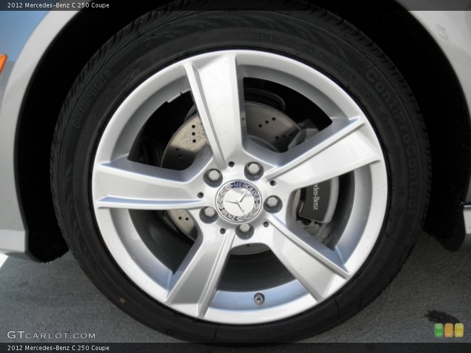 2012 Mercedes-Benz C 250 Coupe Wheel and Tire Photo #53956328