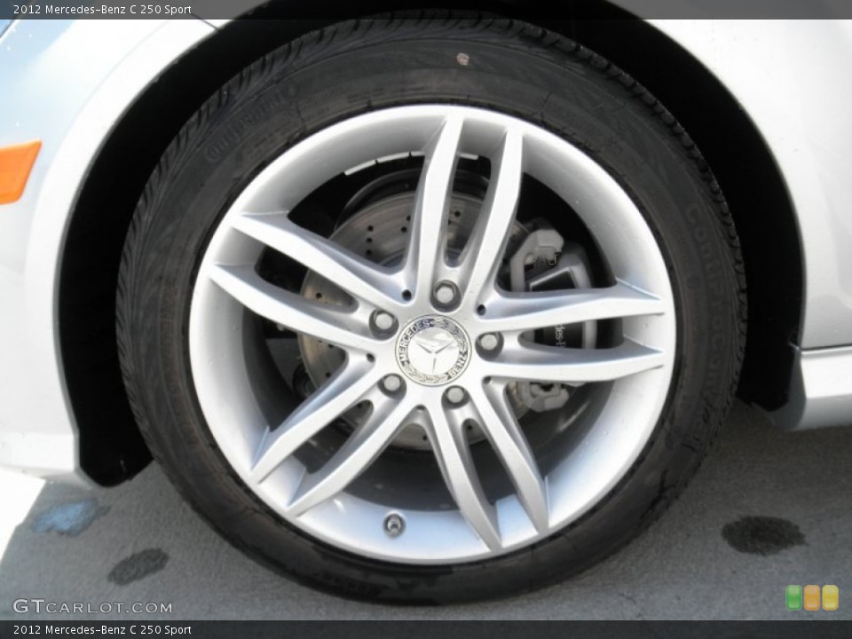 2012 Mercedes-Benz C 250 Sport Wheel and Tire Photo #53956589