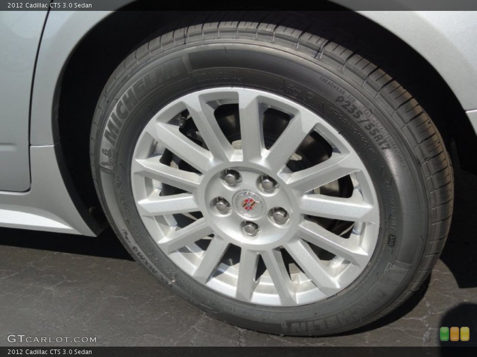 2012 Cadillac CTS 3.0 Sedan Wheel and Tire Photo #53959181