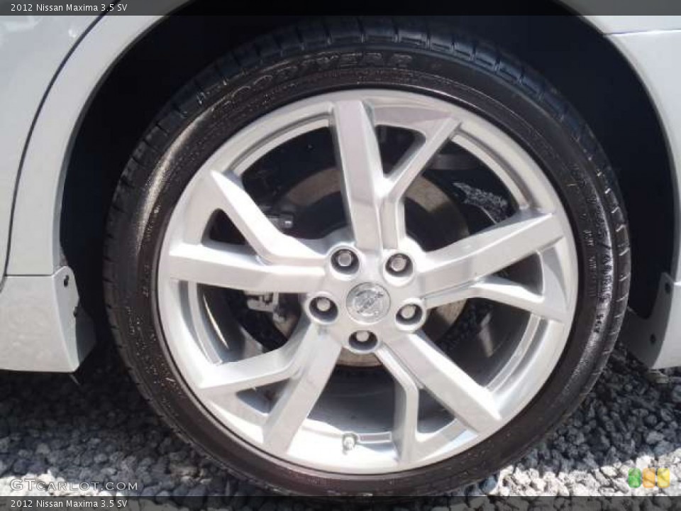 2012 Nissan Maxima 3.5 SV Wheel and Tire Photo #53959508