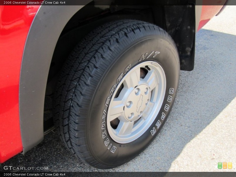 2006 Chevrolet Colorado LT Crew Cab 4x4 Wheel and Tire Photo #53960189