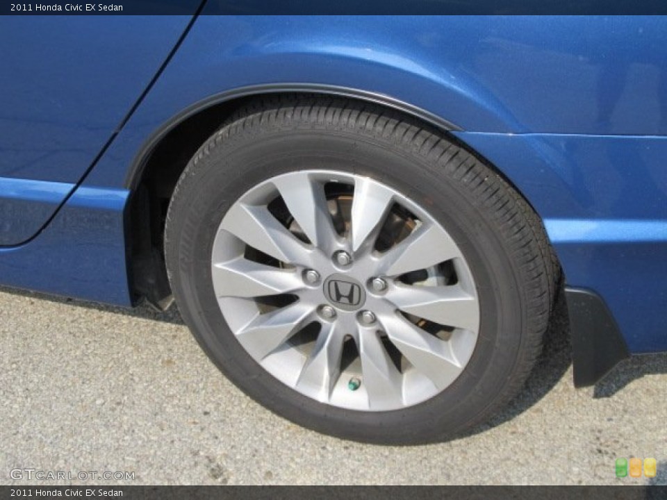 2011 Honda Civic EX Sedan Wheel and Tire Photo #53962844