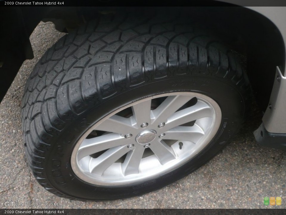 2009 Chevrolet Tahoe Hybrid 4x4 Wheel and Tire Photo #53963584