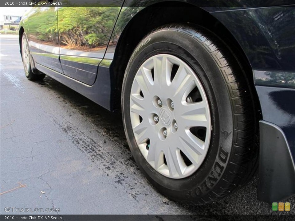 2010 Honda Civic DX-VP Sedan Wheel and Tire Photo #53965034