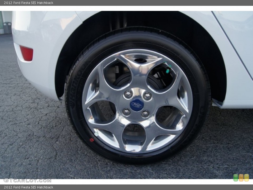 2012 Ford Fiesta SES Hatchback Wheel and Tire Photo #53966576