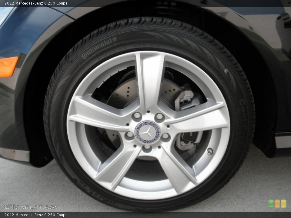 2012 Mercedes-Benz C 250 Coupe Wheel and Tire Photo #53971916