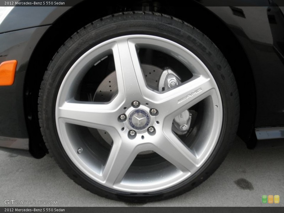 2012 Mercedes-Benz S 550 Sedan Wheel and Tire Photo #53972092