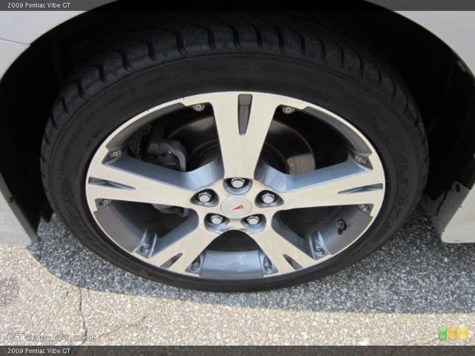 2009 Pontiac Vibe GT Wheel and Tire Photo #53973447
