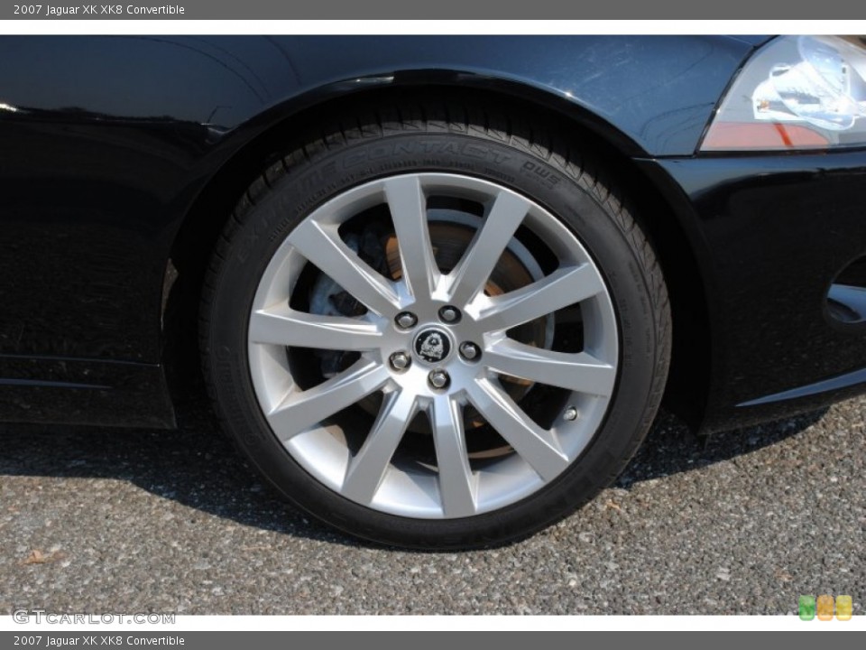 2007 Jaguar XK XK8 Convertible Wheel and Tire Photo #53973606
