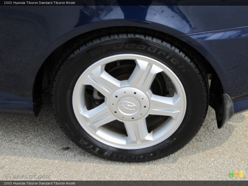 2003 Hyundai Tiburon  Wheel and Tire Photo #53974125