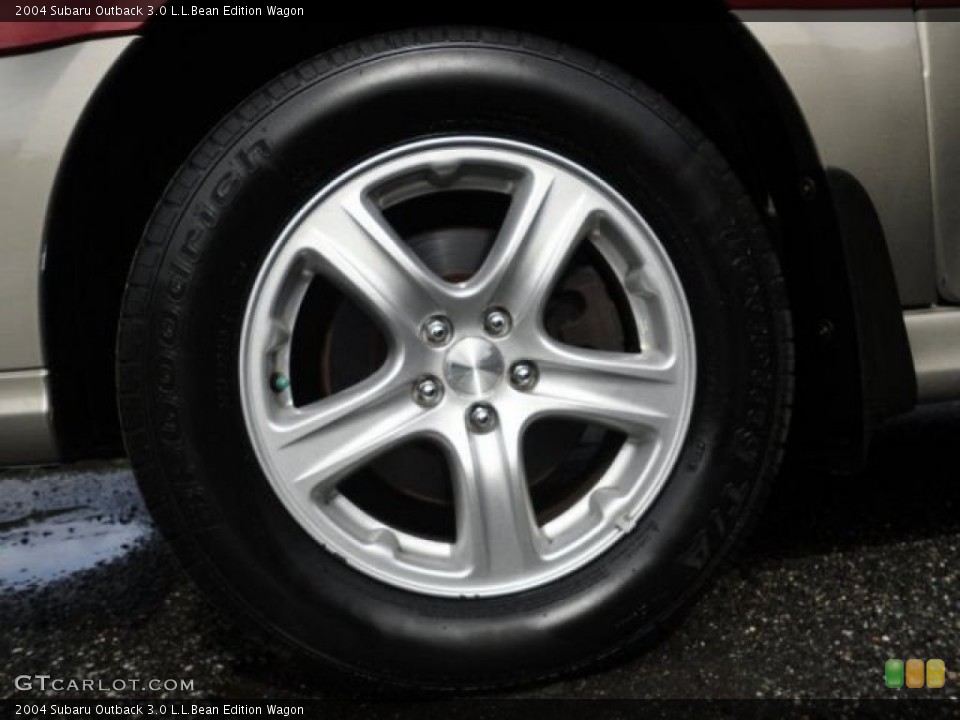 2004 Subaru Outback 3.0 L.L.Bean Edition Wagon Wheel and Tire Photo #53985554