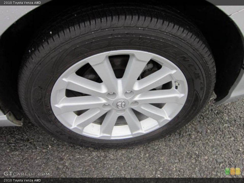 2010 Toyota Venza AWD Wheel and Tire Photo #53988136