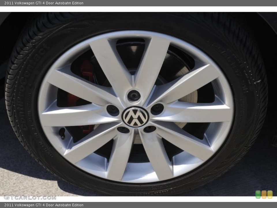 2011 Volkswagen GTI 4 Door Autobahn Edition Wheel and Tire Photo #53988748