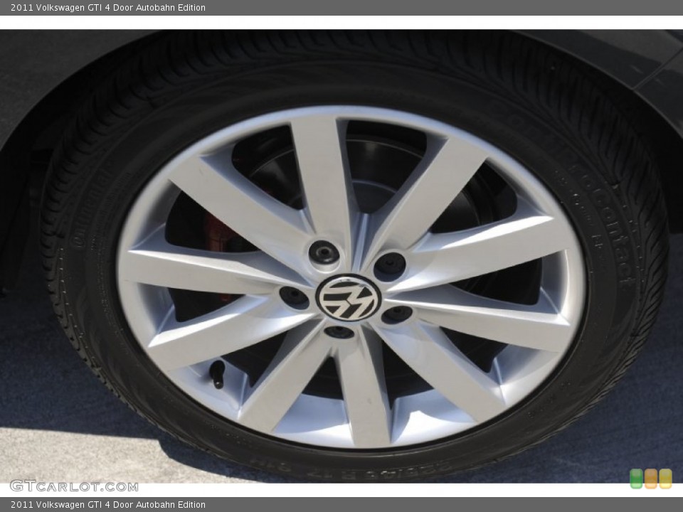 2011 Volkswagen GTI 4 Door Autobahn Edition Wheel and Tire Photo #53988754