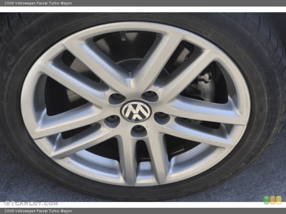 2008 Volkswagen Passat Turbo Wagon Wheel and Tire Photo #53990405