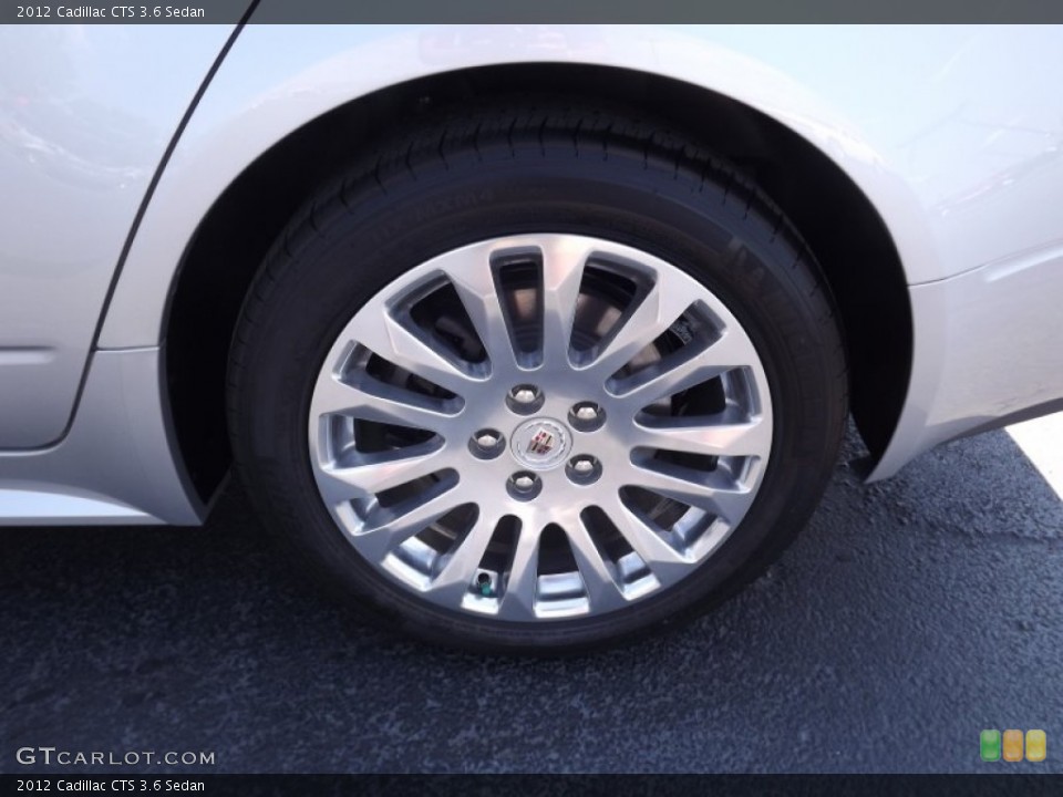 2012 Cadillac CTS 3.6 Sedan Wheel and Tire Photo #53991626