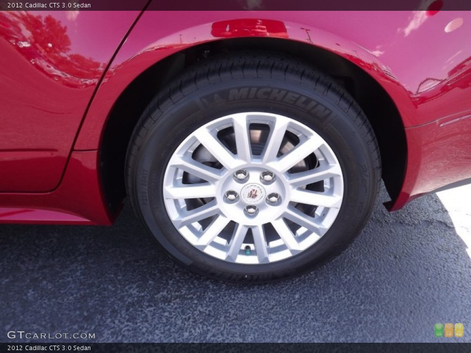 2012 Cadillac CTS 3.0 Sedan Wheel and Tire Photo #53991800