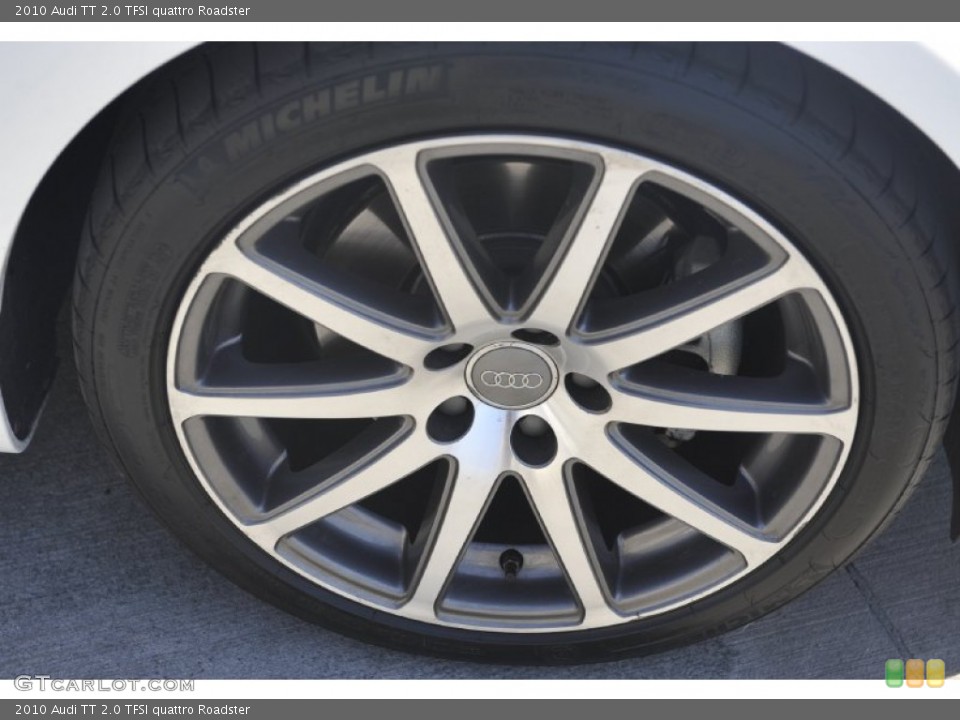 2010 Audi TT 2.0 TFSI quattro Roadster Wheel and Tire Photo #53992739