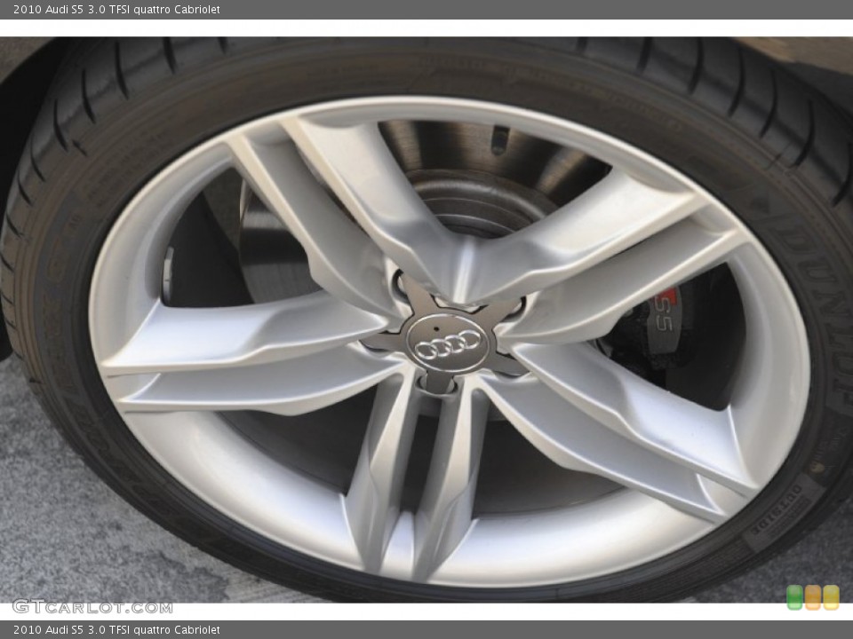 2010 Audi S5 3.0 TFSI quattro Cabriolet Wheel and Tire Photo #53994779