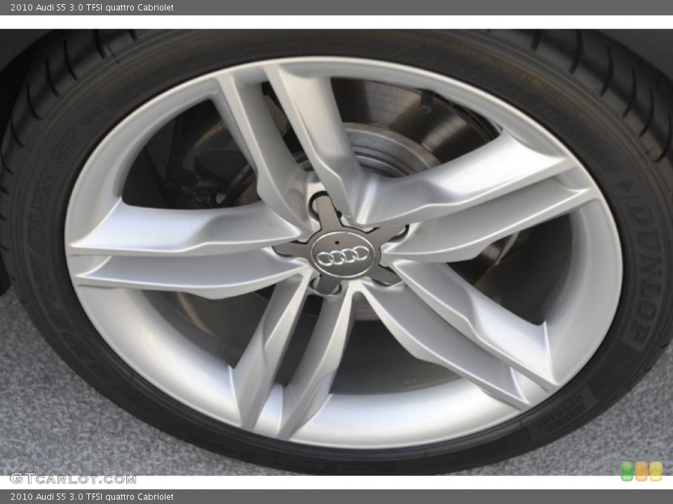2010 Audi S5 3.0 TFSI quattro Cabriolet Wheel and Tire Photo #53994800