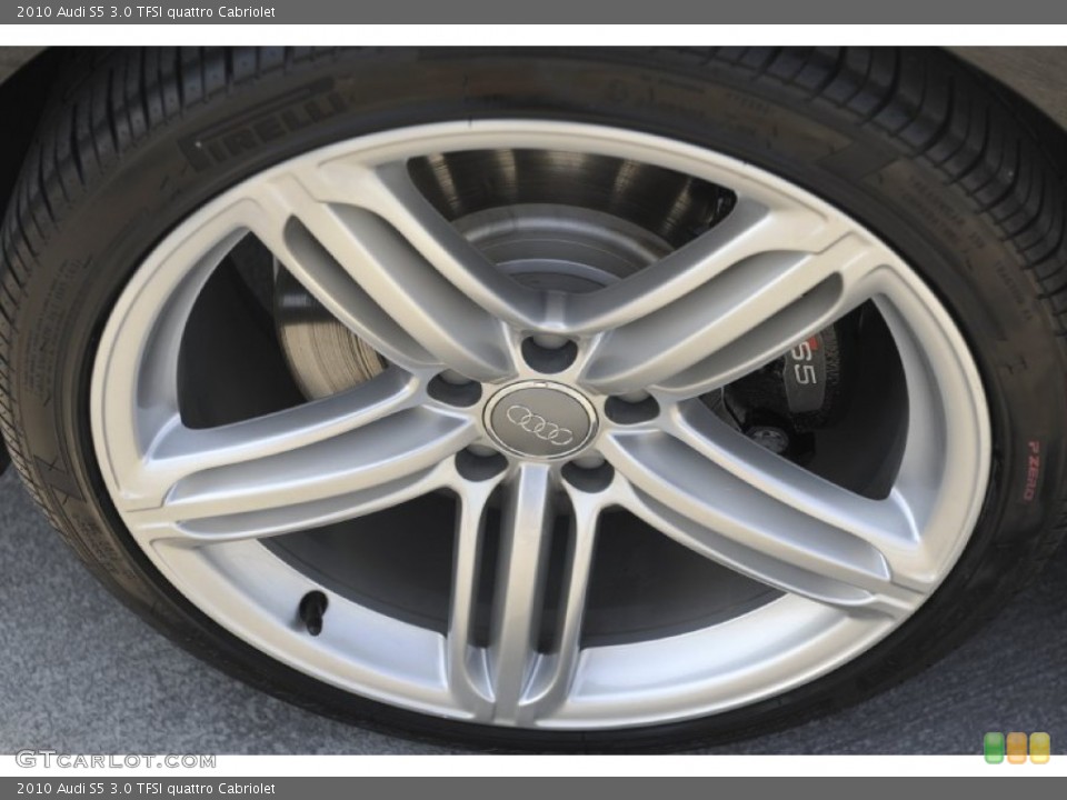 2010 Audi S5 3.0 TFSI quattro Cabriolet Wheel and Tire Photo #53995289