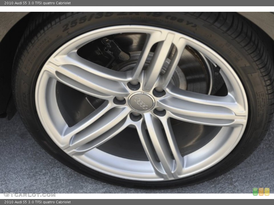 2010 Audi S5 3.0 TFSI quattro Cabriolet Wheel and Tire Photo #53995307