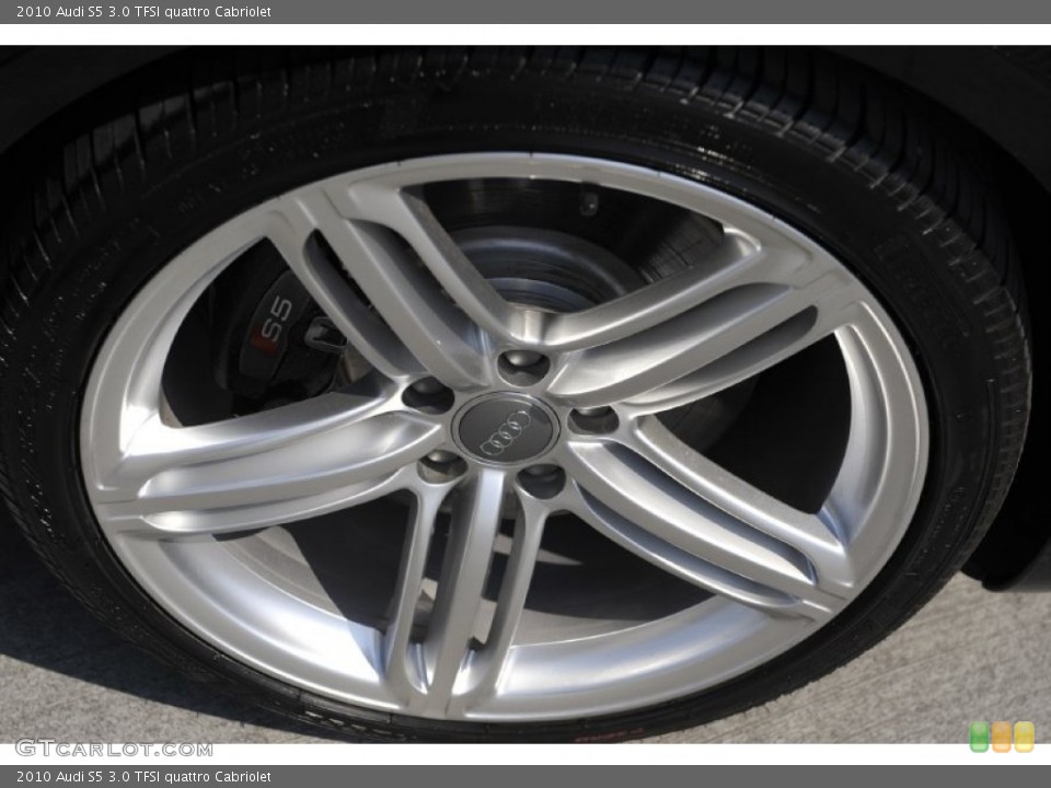 2010 Audi S5 3.0 TFSI quattro Cabriolet Wheel and Tire Photo #53995343
