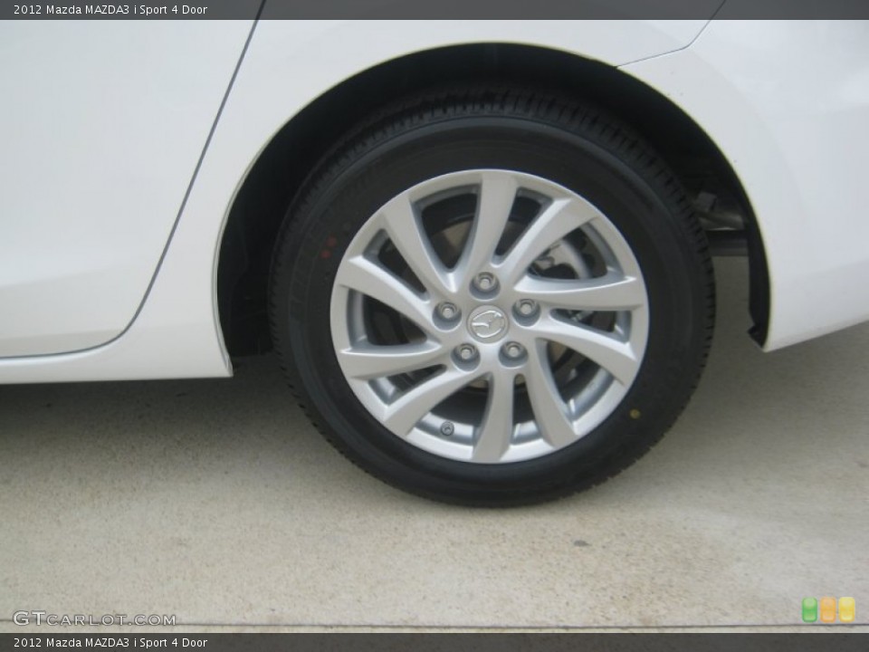 2012 Mazda MAZDA3 i Sport 4 Door Wheel and Tire Photo #53996972