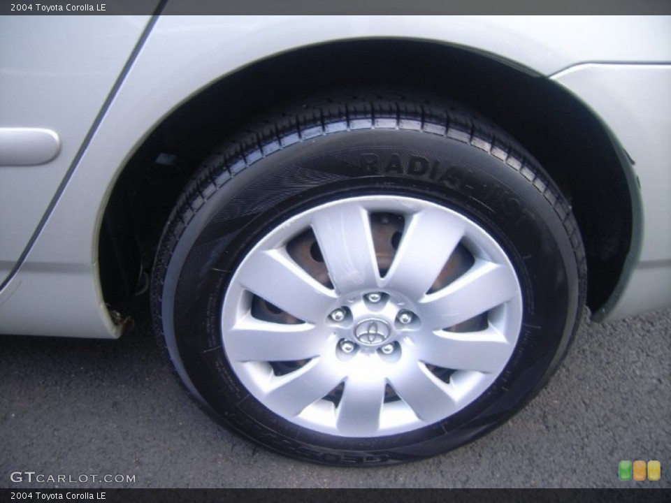 2004 Toyota Corolla LE Wheel and Tire Photo #53999411