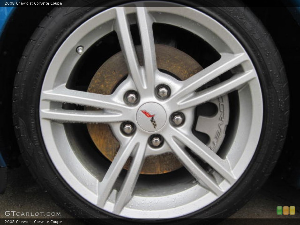 2008 Chevrolet Corvette Coupe Wheel and Tire Photo #54001508