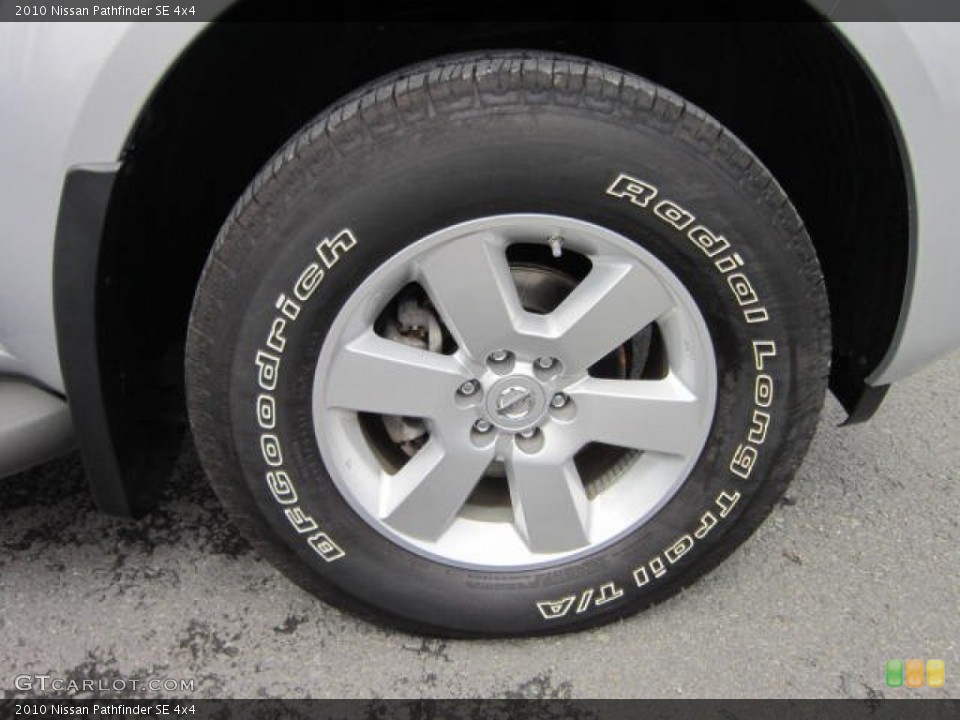 2010 Nissan Pathfinder SE 4x4 Wheel and Tire Photo #54007547