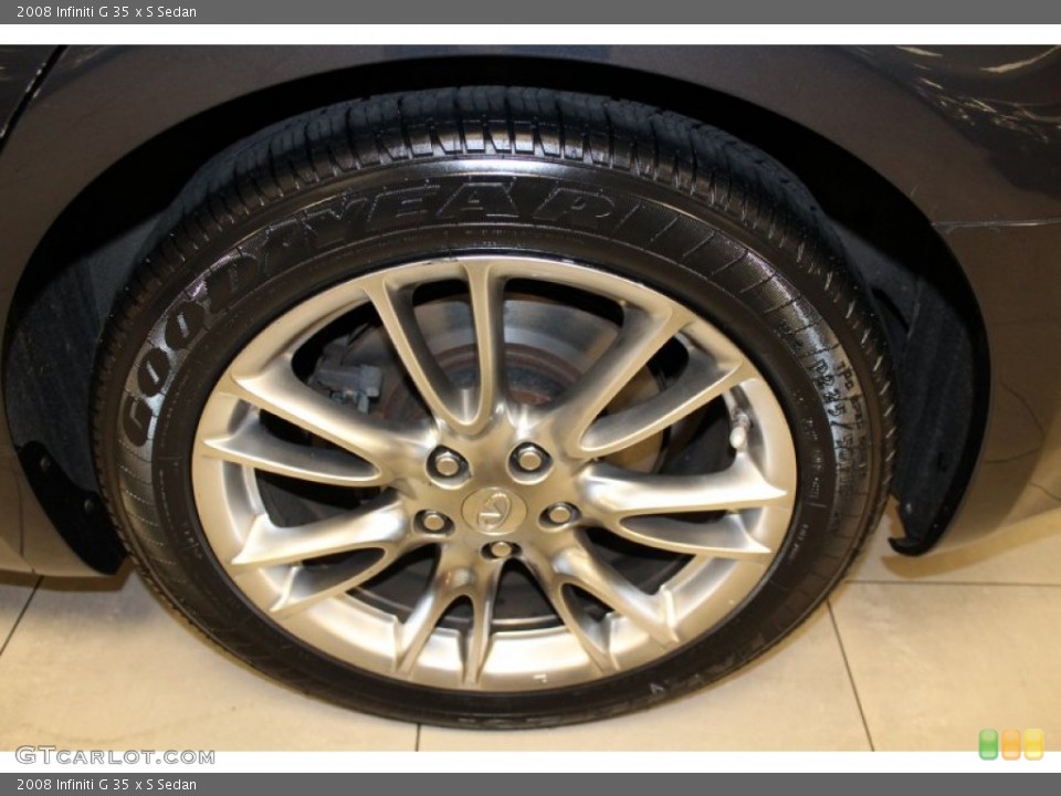 2008 Infiniti G 35 x S Sedan Wheel and Tire Photo #54009349