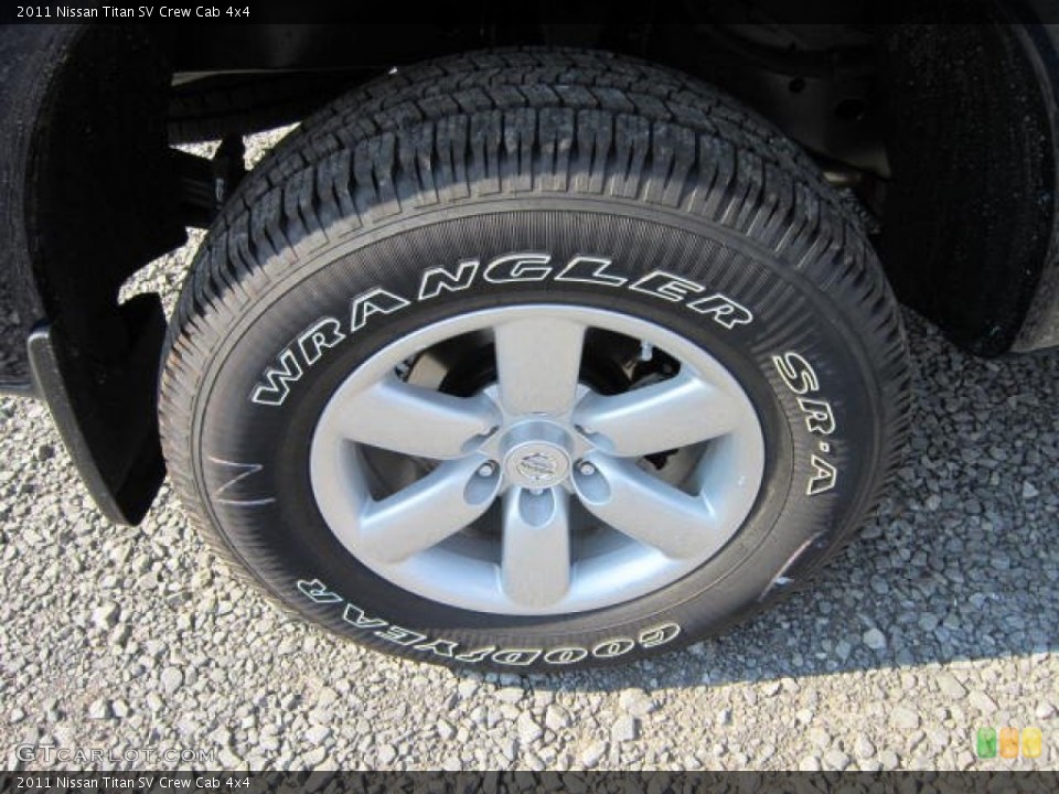 2011 Nissan Titan SV Crew Cab 4x4 Wheel and Tire Photo #54010737